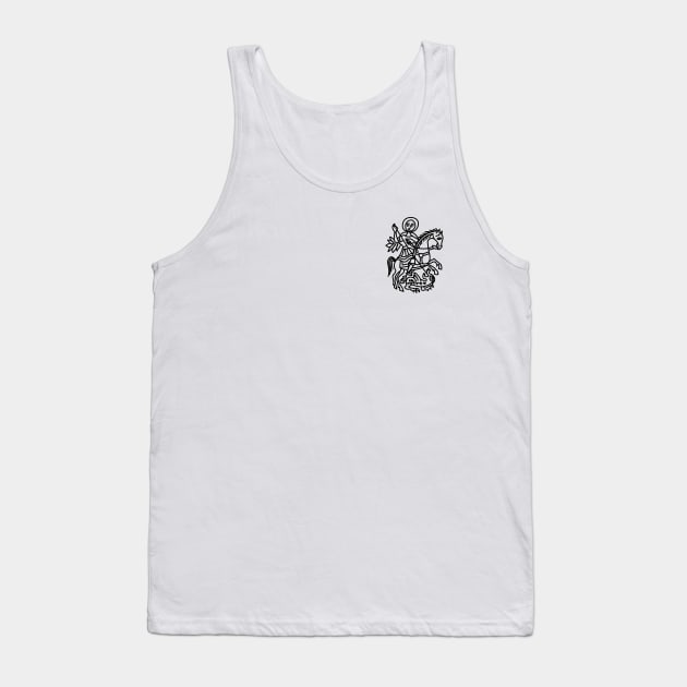 Saint George Tank Top by tabernacletshirts